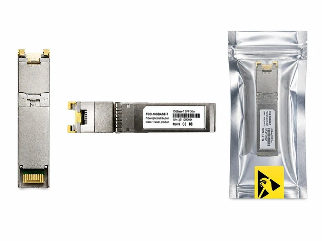 Alt view image 2 of 3 - HPE Aruba JL563A Compatible 10GBASE-T SFP+ Copper RJ45 Transceiver Module, 30m