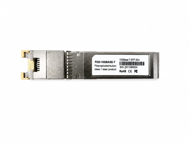 Alt view image 2 of 3 - Edimax MG-10GAT Compatible 10GBASE-T SFP+ Copper RJ45 Transceiver Module, 30m