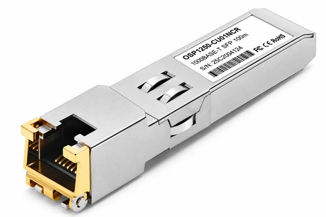 Alt view image 3 of 3 - Juniper QFX-SFP-1GE-T Compatible 1000BASE-T SFP Copper RJ45 Transceiver Module, 100m