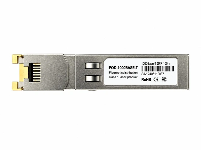 Main image of Buffalo BS-SFP-GT Compatible 1000BASE-T SFP Copper RJ45 Transceiver Module, 100m