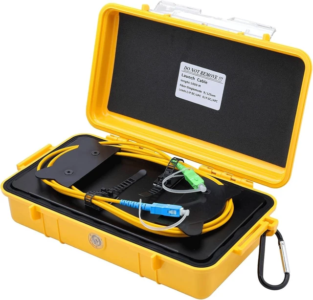 Main image of OTDR Launch Cable Box, 1km Single Mode 9/125, SC/UPC to SC/APC, Dead Zone Eliminator for 1310/1550nm