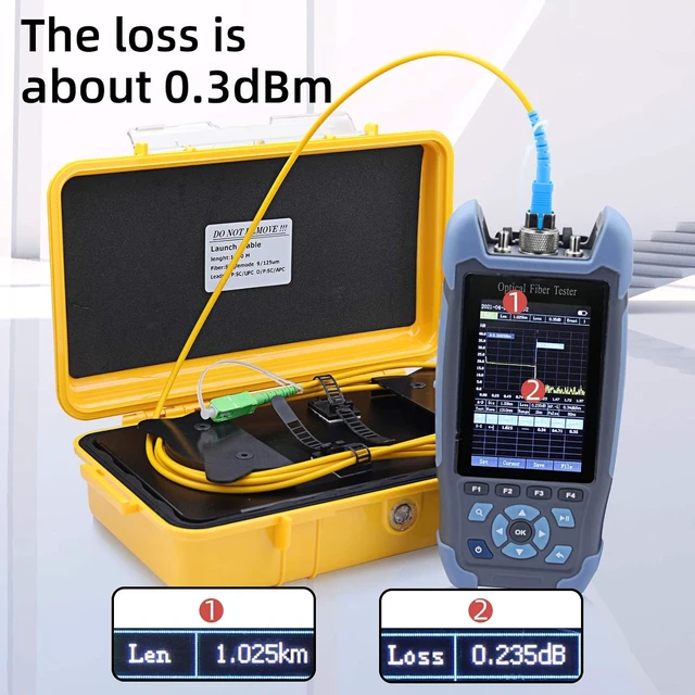 Alt view image 3 of 5 - OTDR Launch Cable Box, 1km Single Mode 9/125, SC/UPC to SC/APC, Dead Zone Eliminator for 1310/1550nm