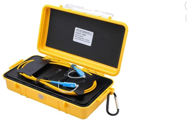Main image of OTDR SC/UPC-SC/UPC 1KM Fiber Optic Transmission Launch Cable Box Fiber Optic Testing Extension line Transmission Cable Ring Test Tools OTDR Dead Zone Eliminator Test Tool