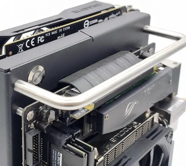 Alt view image 5 of 7 - XWORKS X32 Small Form Factor Open Air Case