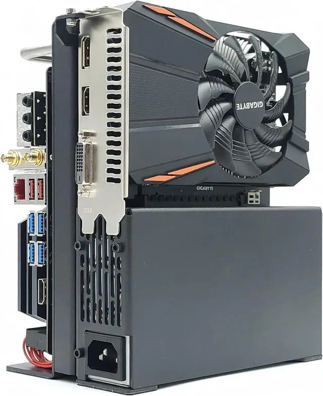 Alt view image 3 of 7 - XWORKS X32 Small Form Factor Open Air Case