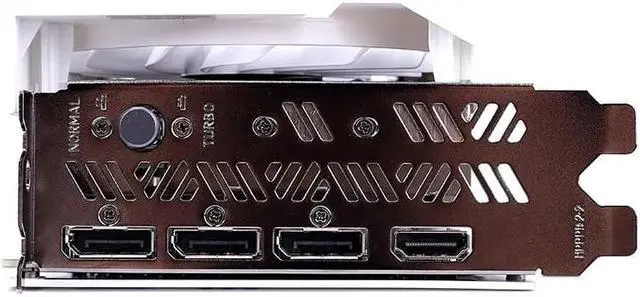 Alt view image 4 of 5 - Colorful iGame GeForce RTX3080 Ultra W OC 10G LHR GDDR6X gaming computer white graphics card