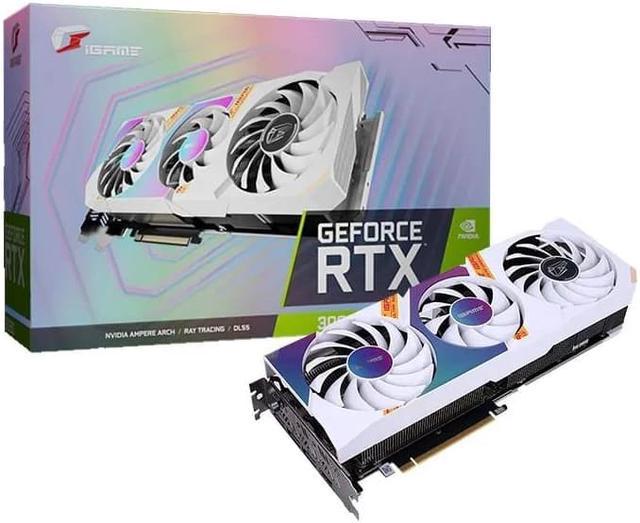 Colorful iGame GeForce RTX 3060 Ultra W OC V2 Gaming game light chasing computer graphics card Server Newegg.com