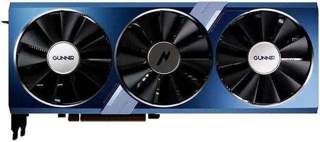 Alt view image 2 of 7 - GUNNIR Intel Arc A770 Flux 8G OC Blue 2400MHz GDDR6 game design video clip graphics card