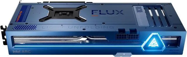 Alt view image 5 of 7 - GUNNIR Intel Arc A770 Flux 8G OC Blue 2400MHz GDDR6 game design video clip graphics card
