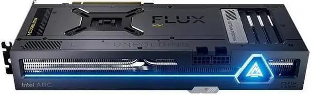 Alt view image 3 of 5 - GUNNIR Blue Halberd Intel Arc A770 Flux 8G OC Desktop Computer Independent Game Graphics Card, 8GB 256bit GDDR6,1 × HDMI Interface, 3 × DisplayPort Interface(All-new) Black