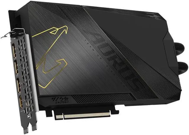 Alt view image 5 of 5 - GIGABYTE AORUS GeForce RTX 4090 XTREME WATERFORCE 24GB GDDR6X PCI Express 4.0 ATX Video Card GV-N4090AORUSX W-24GD