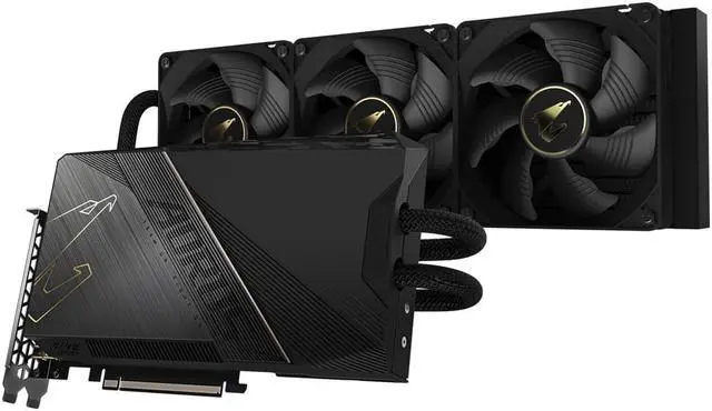 Alt view image 2 of 5 - GIGABYTE AORUS GeForce RTX 4090 XTREME WATERFORCE 24GB GDDR6X PCI Express 4.0 ATX Video Card GV-N4090AORUSX W-24GD