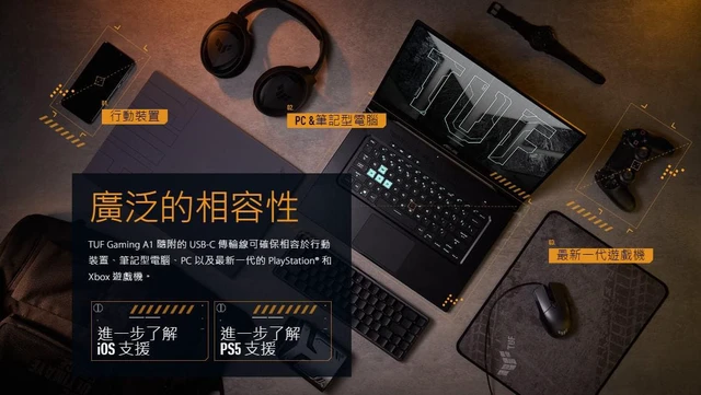 Alt view image 3 of 3 - ASUS USB-C 3.2 Gen 2x1 SSD enclosure, dual M.2 NVMe PCIe and SATA interfaces, M.2 Q-Latch for easy installation, MIL-STD-810H drop-proof, IP68 dust and water resistance, PS5® and Xbox support