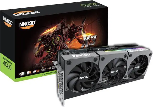 Main image of Inno3DGEFORCE RTX 4080 16GB X3 E-sports Game Display Card DIY Computer Accessories