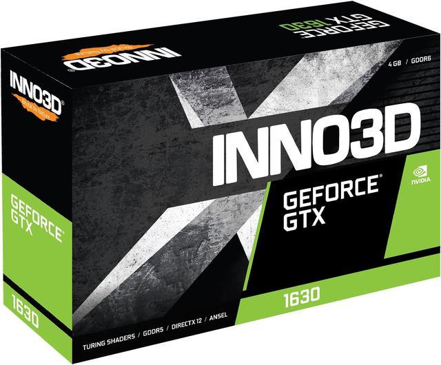 INNO3D GEFORCE GTX 1630 Graphics card (1785MHz/16cm/single fan/4GB/64-Bit) GPUs / Video Cards -