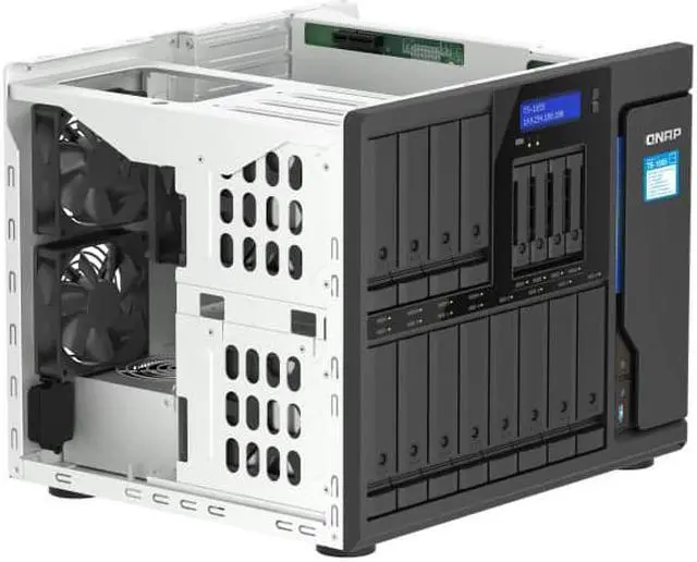 Alt view image 5 of 9 - QNAP TS-1655-8G 16-Bay web server Desktop 16-bay large-capacity hybrid storage 2.5GbE NAS, octa-core performance is excellent, long-term support models