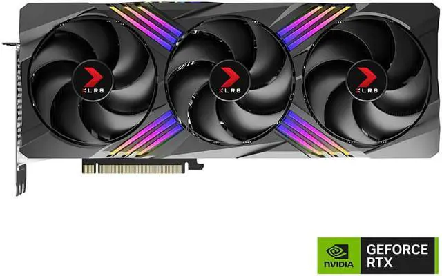 Alt view image 2 of 5 - PNY Gaming VERTO OC XLR8 NVIDIA GeForce RTX 4090 24GB GDDR6X PCI Express 4.0 EPIC-X RGB Triple Fan Video Card