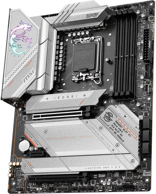 Alt view image 5 of 9 - MSI MPG Z790 EDGE WIFI LGA 1700 Intel Z790 SATA 6Gb/s DDR5 ATX Motherboard