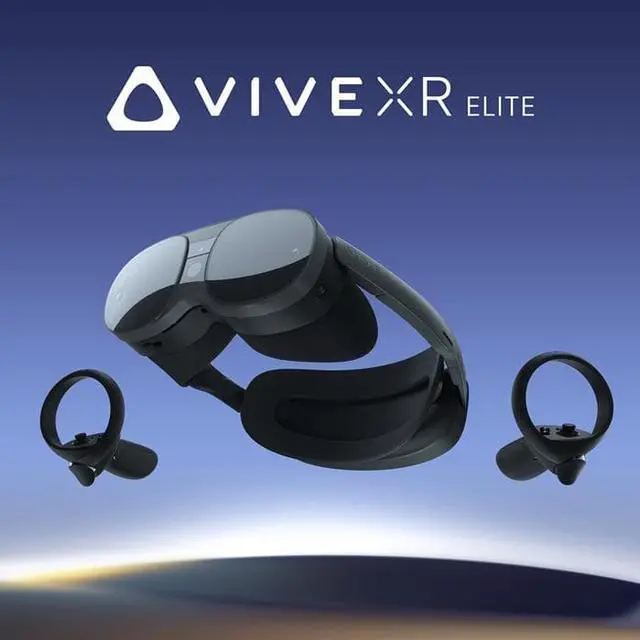 Main image of HTC VIVE XR Elite Virtual Reality System, Convertible, All-in-one XR and PC-VR Gaming System VR Headsets Shipping on February 24th
