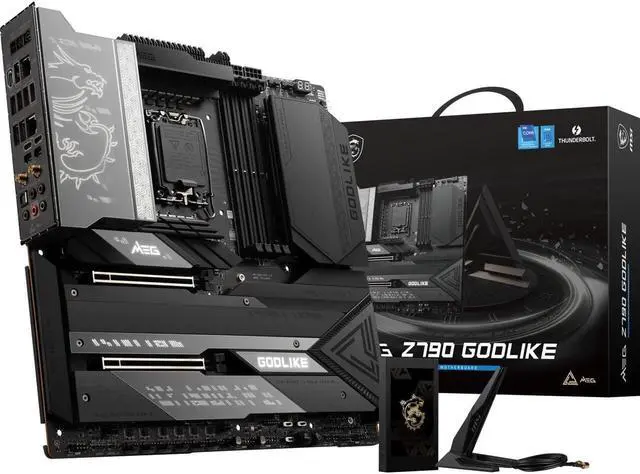 Main image of MSI MEG Z790 GODLIKE LGA 1700 Intel Z790 SATA 6Gb/s DDR5 Extended ATX Motherboard