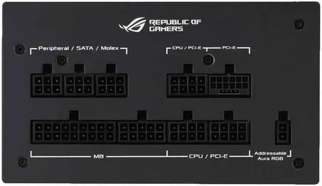 Alt view image 4 of 7 - ASUS ROG STRIX AURA 750W Gold Aura Edition power supply