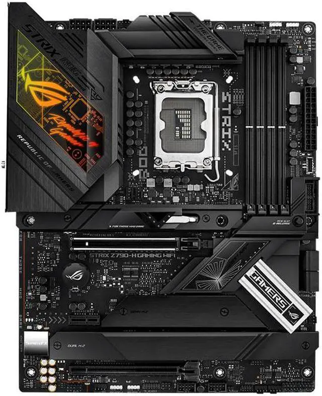 Main image of ASUS ROG STRIX Z790-H Gaming (WiFi 6E) LGA 1700(Intel12th&13th Gen) ATX gaming motherboard