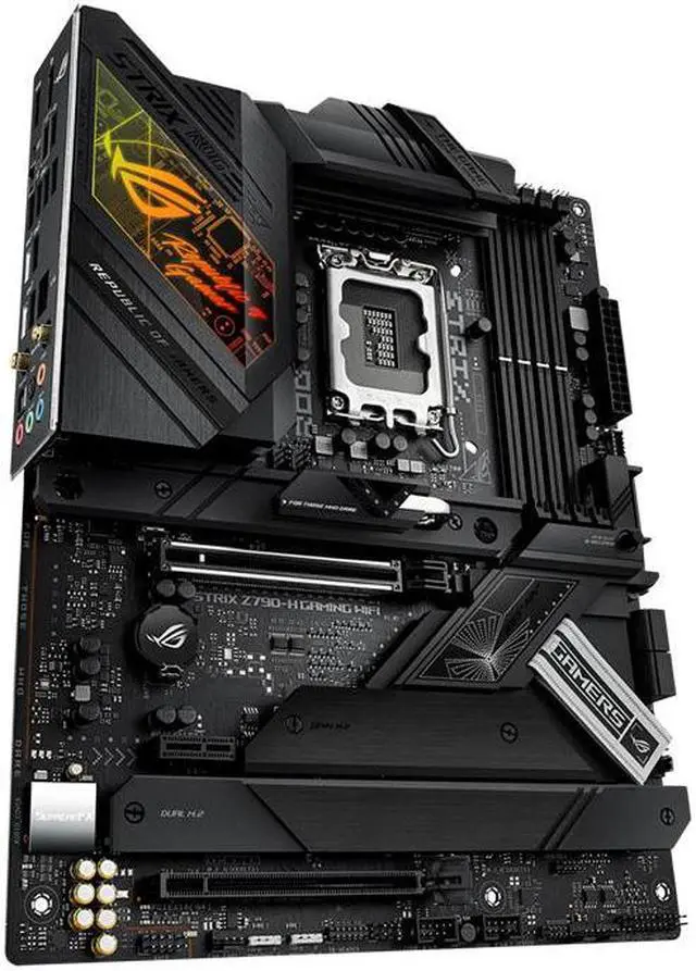 Alt view image 3 of 5 - ASUS ROG STRIX Z790-H Gaming (WiFi 6E) LGA 1700(Intel12th&13th Gen) ATX gaming motherboard