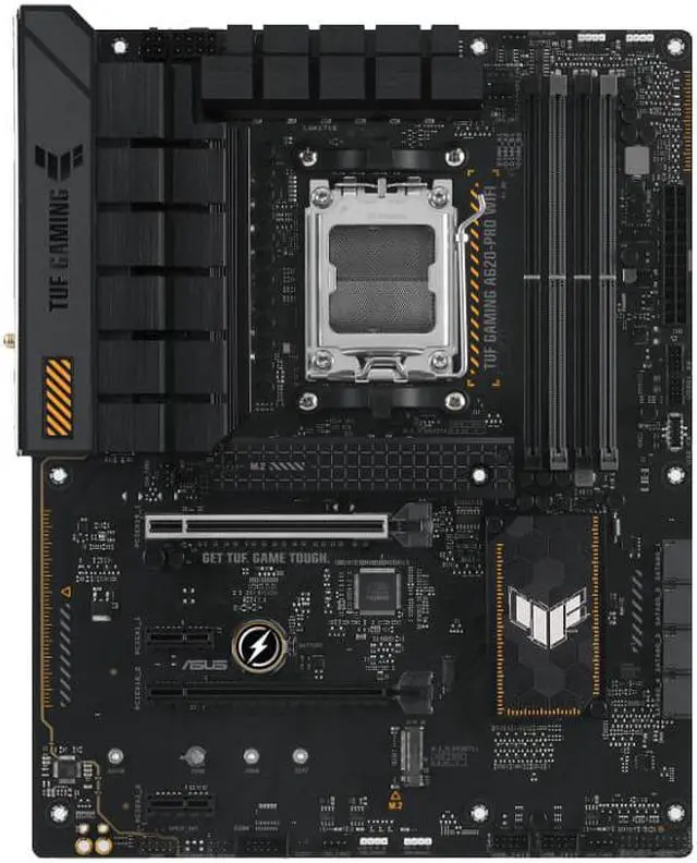 Alt view image 2 of 5 - ASUS TUF GAMING A620-PRO WIFI AMD gaming motherboard AMD Socket AM5 for AMD Ryzen 7000 Series Desktop Processors