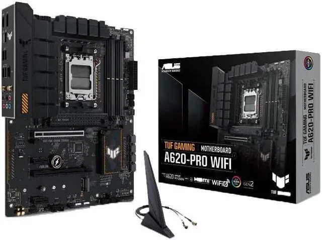 Main image of ASUS TUF GAMING A620-PRO WIFI AMD gaming motherboard AMD Socket AM5 for AMD Ryzen 7000 Series Desktop Processors