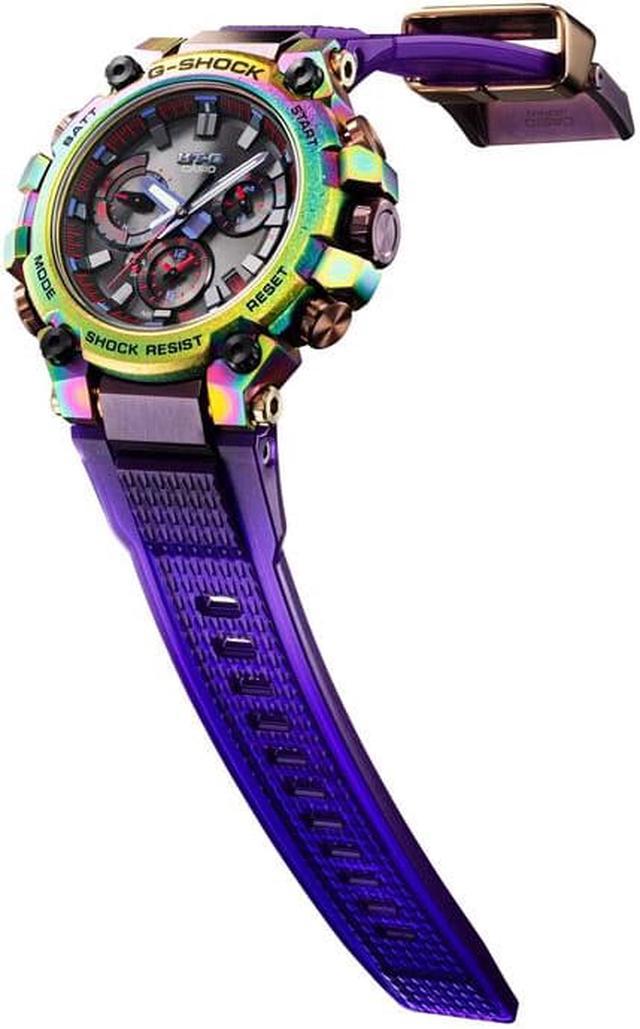 CASIO G-SHOCK MTG-B3000PRB-1A Northern Lights Rainbow Coated Bezel