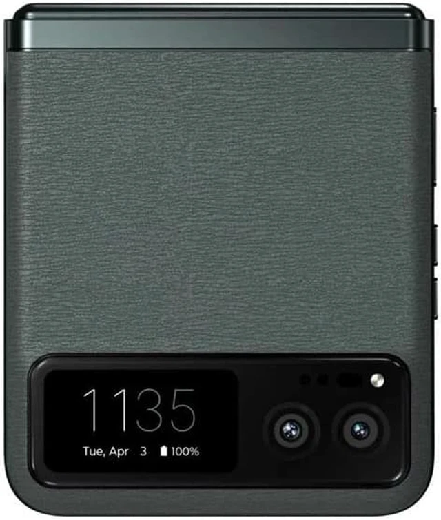 Alt view image 3 of 3 - Motorola Razr 40 Folding screen phone 8G+256G Dual screen phone 2023 model Snapdragon 8+ Gen 1/Olive Gray Green/Tofu White 6.9-inch mobile phone