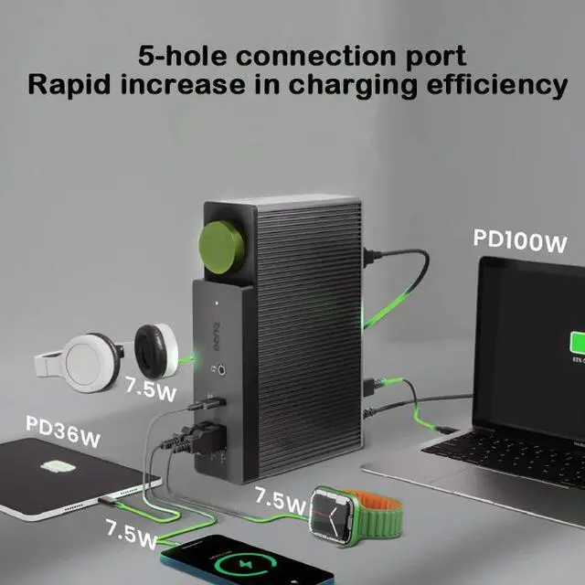 Alt view image 6 of 6 - BenQ beCreatus DP1310 USB-C Crossover Docking Station | USB-C & HDMI 2.1 Dual Source Integration