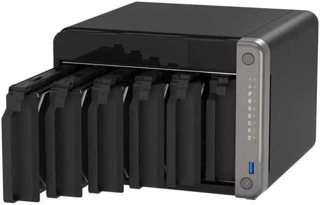 Alt view image 2 of 5 - QNAP TS-AI642-8G 6-bay private cloud server host AI NAS special machine network storage hard disk server