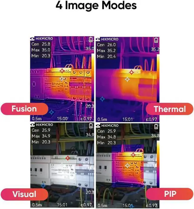 Alt view image 4 of 5 - HIKMICRO B10 Handheld Infrared Thermal Imager (Imager Thermal Imager Thermal Sensing Lens Thermal Imager)