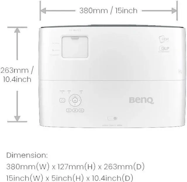 Alt view image 4 of 5 - BenQ TK860i Highlight 4K HDR Highlight Sanping Machine, Home Theater Projector 3300ANSI Lumens Projector
