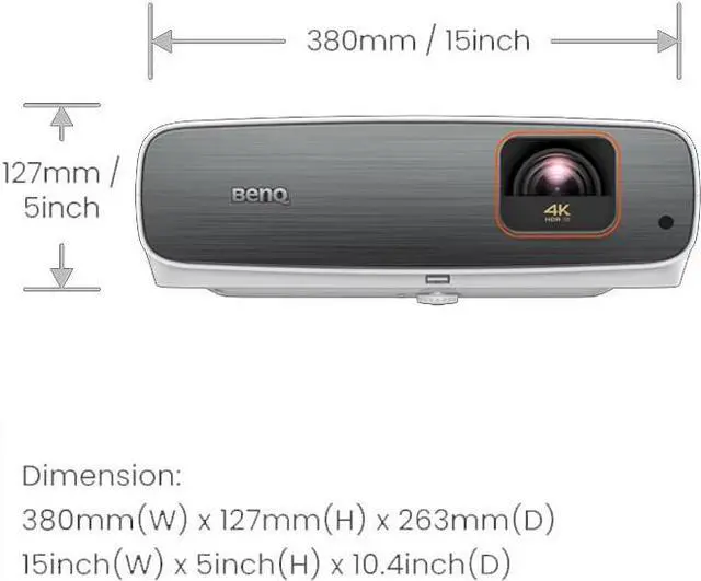 Alt view image 3 of 5 - BenQ TK860i Highlight 4K HDR Highlight Sanping Machine, Home Theater Projector 3300ANSI Lumens Projector