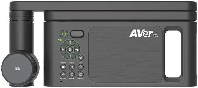 Alt view image 5 of 5 - AVer M70W mechanical arm telescopic 4K wireless solid camera projector 230x zoom head