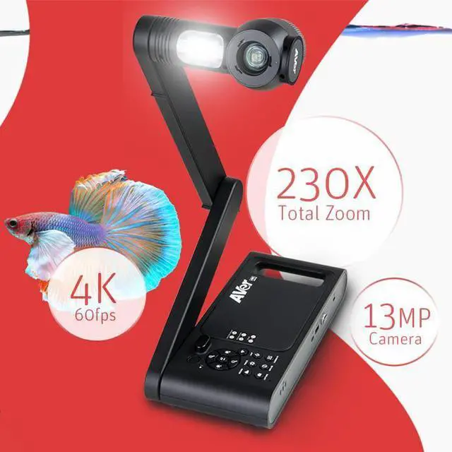Main image of AVer M70W mechanical arm telescopic 4K wireless solid camera projector 230x zoom head