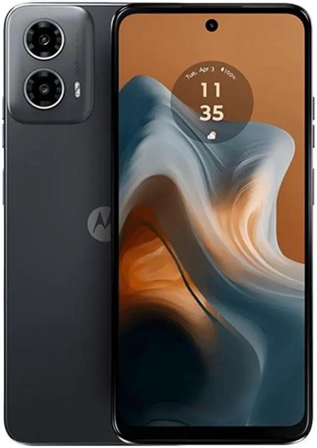 Alt view image 2 of 5 - Motorola moto G34 4GB+64GB 5G Smartphone 6.5-inch Backup Phone/Elderly Phone (Black)