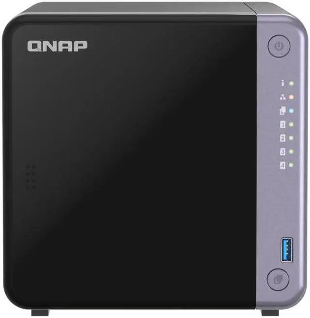 Alt view image 3 of 5 - QNAP 2024 TS-432X-4G network storage NAS desktop home server private cloud 4 bay