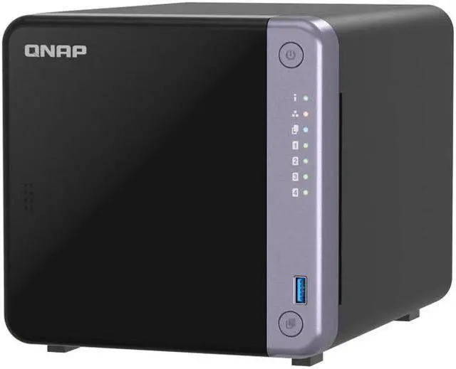 Alt view image 5 of 5 - QNAP 2024 TS-432X-4G network storage NAS desktop home server private cloud 4 bay