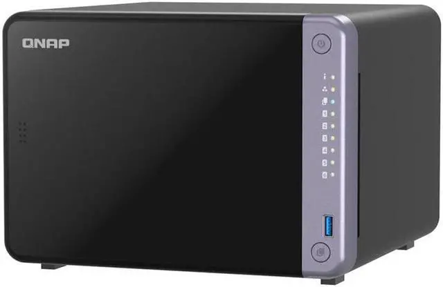 Alt view image 4 of 5 - QNAP 2024 TS-632X-4G network storage NAS desktop home server private cloud 6 bay