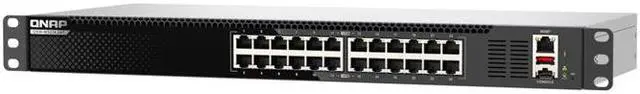 Main image of 2024 QNAP QSW-M3224-24T Network L3 Lite Managed Switch 24 10GBASE-T Network Ports