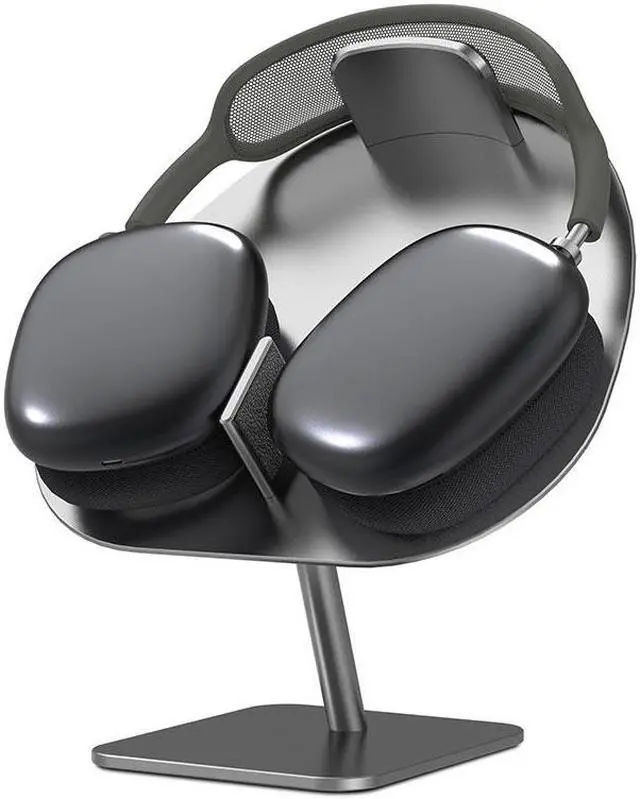 Alt view image 6 of 7 - Stimula Lifestyle Professional Wireless Stand Compatible with AirPods Max with Magnetic Charger Smart Gaming Universal Headphone Stand Bracket