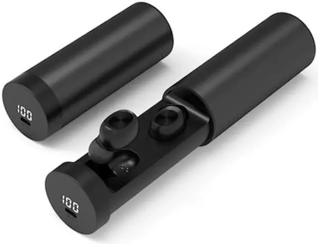 Alt view image 3 of 7 - Stimula Lifestyle Slim Heads - Apple Compatible TWS In-Ear Bluetooth JL 5.0 Truly Wireless Headphones Earbuds with Charging Box