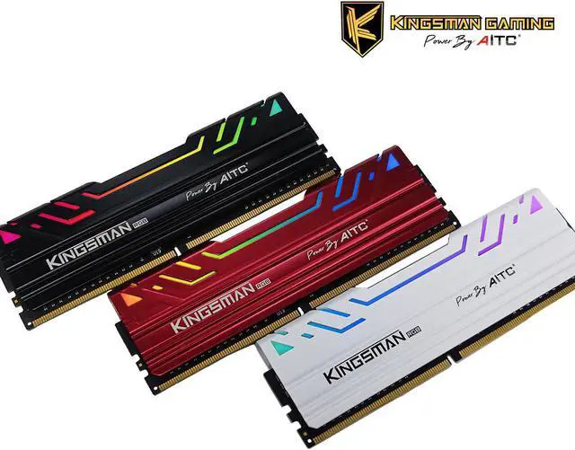 Alt view image 4 of 7 - KINGSMAN RGB 8GB 288-Pin PC RAM DDR4 3200 (PC4 25600) Desktop Memory Model-White