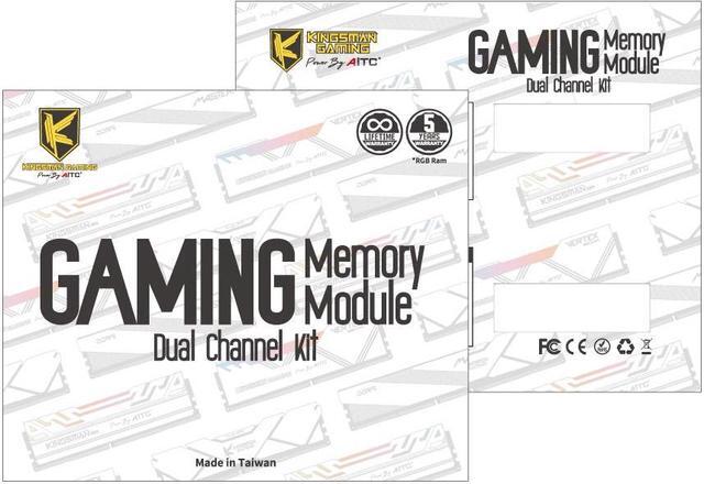 Alt view image 6 of 6 - AITC KINGSMAN VERTEX RGB Series DDR5 32GB (2 x 16GB) 288-Pin PC RAM 7200 (PC5 57600) Desktop Memory Model XMP