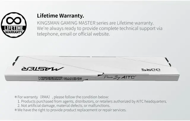 Alt view image 4 of 5 - KINGSMAN MASTER 32GB (16GB x 2) 288-Pin PC RAM DDR5 6000 (PC5 48000) Desktop Memory Model KSD516G60C422MST