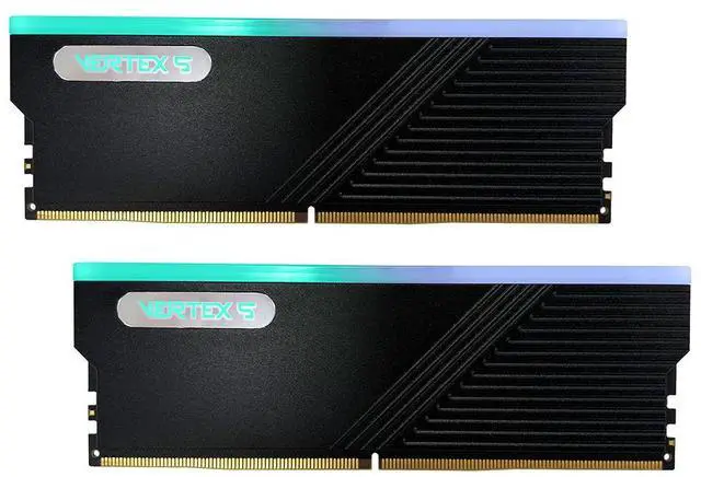 Main image of AITC KINGSMAN VERTEX5 48GB (2 x 24GB) 288-Pin PC RAM DDR5 8400 CUDIMM (PC5 67200) RGB Desktop Computer Gaming Memory - BLACK
