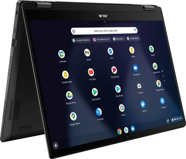 Alt view image 4 of 7 - Asus Chromebook Plus CX5601 2-in-1 - 16'' i3-1215U 8GB 128GB Mineral Grey